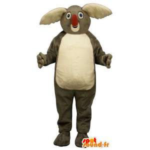 Mascote cinza e coala branco. Costume Koala - MASFR007395 - Koala Mascotes