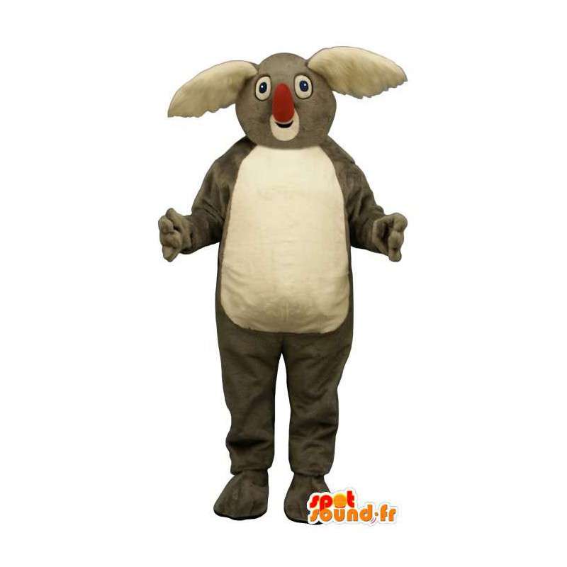 Mascot gray and white koala. Koala Suit - MASFR007395 - Mascots Koala