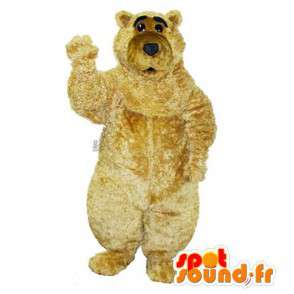 Grote beige beerkostuum - MASFR007397 - Bear Mascot