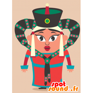Mulher Mascot maquiagem - MASFR029277 - 2D / 3D mascotes