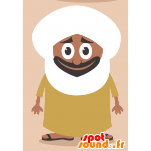 Mascot Tuareg Sultan. Mascot orientalischen Mann - MASFR029279 - 2D / 3D Maskottchen