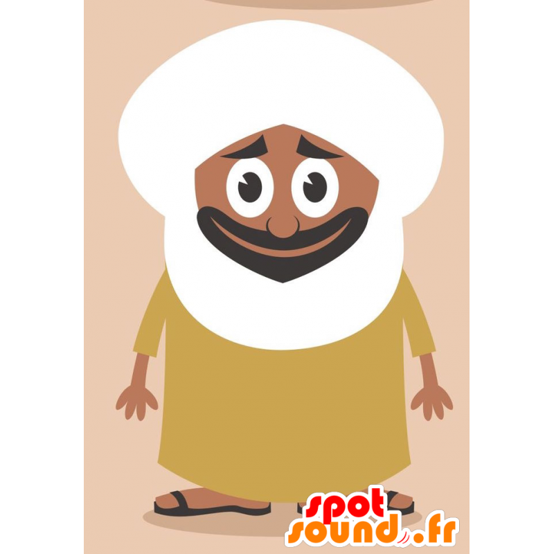 Mascotte Tuareg Sultan. Mascot uomo orientale - MASFR029279 - Mascotte 2D / 3D