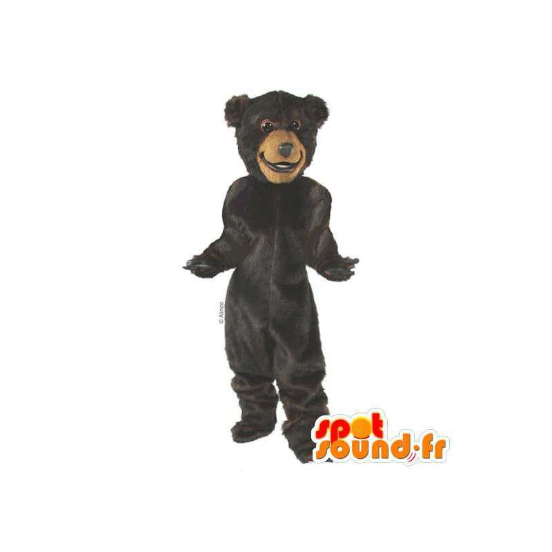 Maskot svartbjørn. Svartbjørn Costume - MASFR007398 - bjørn Mascot
