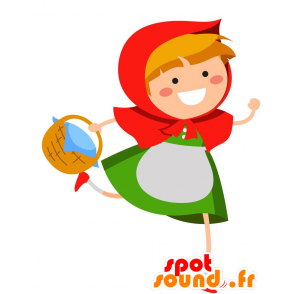 Mascot Little Red Riding Hood - MASFR029296 - 2D / 3D mascots