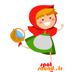 Mascot Little Red Riding Hood - MASFR029296 - 2D / 3D Mascots