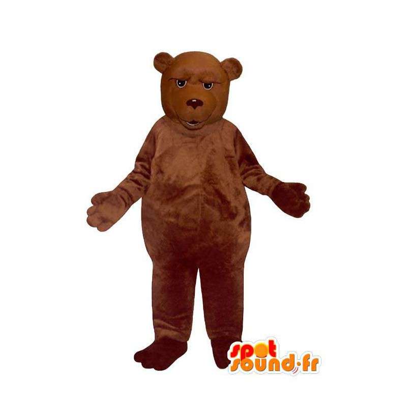 Maskot bjørn, gigantiske størrelse - MASFR007402 - bjørn Mascot