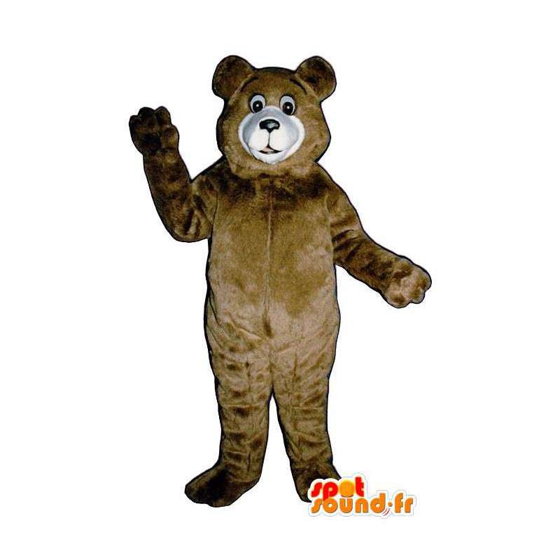Disfraz de oso pardo - Peluche todos los tamaños - MASFR007410 - Oso mascota