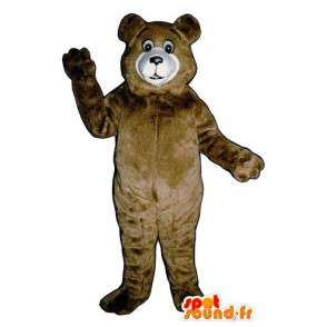 Od brunatny strój - rozmiary Plush - MASFR007410 - Maskotka miś