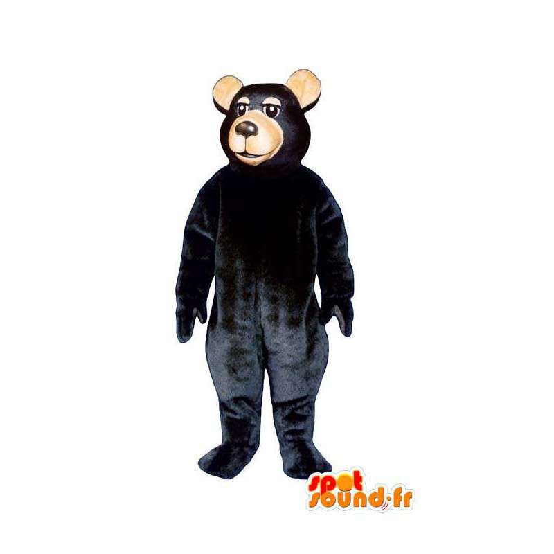 Black Bear Mascot - Plush all sizes - MASFR007413 - Bear mascot