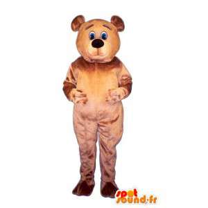 Bjørn Suit brun teddy - MASFR007414 - bjørn Mascot