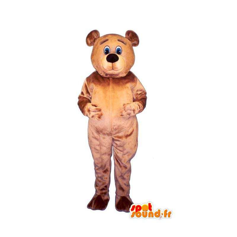 Bjørn Suit brun teddy - MASFR007414 - bjørn Mascot