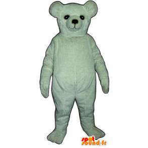 Mascotte d'ours blanc, personnalisable - MASFR007415 - Mascotte d'ours