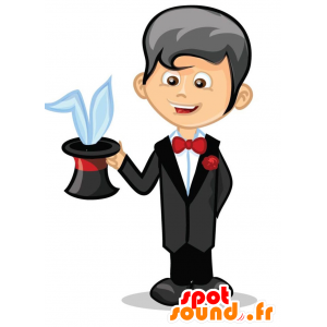 Magician mascot dressed in a classy outfit - MASFR029374 - 2D / 3D mascots