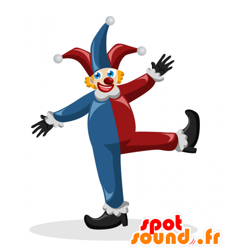 Man Maskottchen, Hofnarr - MASFR029396 - 2D / 3D Maskottchen Man Maskottchen, Hofnarr - MASFR029396 - 2D / 3D Maskottchen