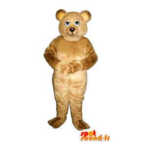 Brun teddy maskot plysj - MASFR007422 - bjørn Mascot