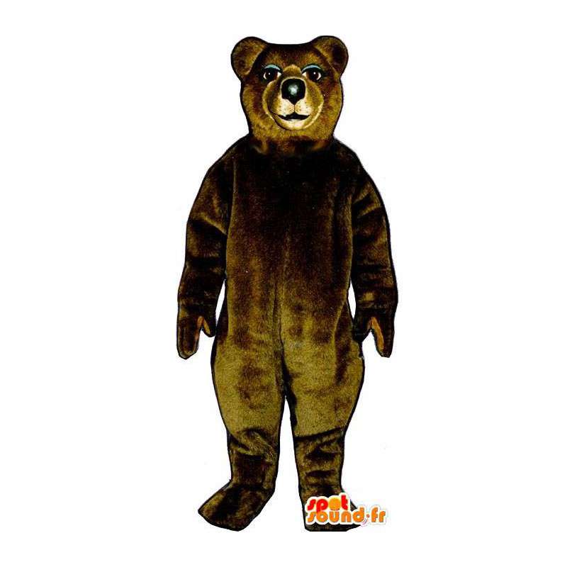 Disfarçar grande urso marrom - tamanhos de pelúcia - MASFR007424 - mascote do urso