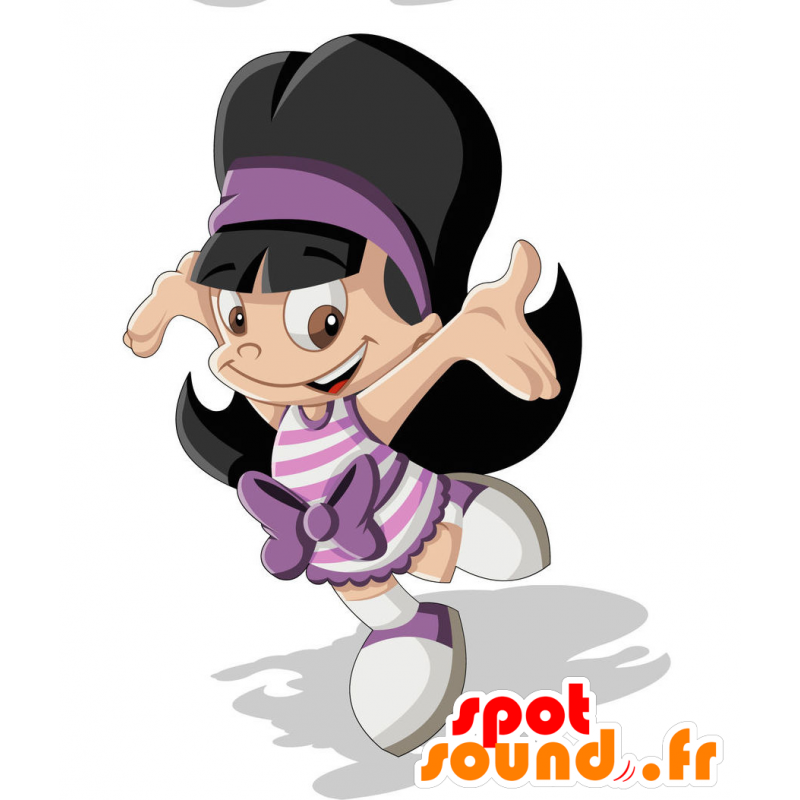 Mascotte della ragazza giapponese, di donna asiatica - MASFR029410 - Mascotte 2D / 3D