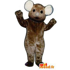 Iso ruskea koala maskotti - Pehmo koot - MASFR007425 - Koala Maskotteja