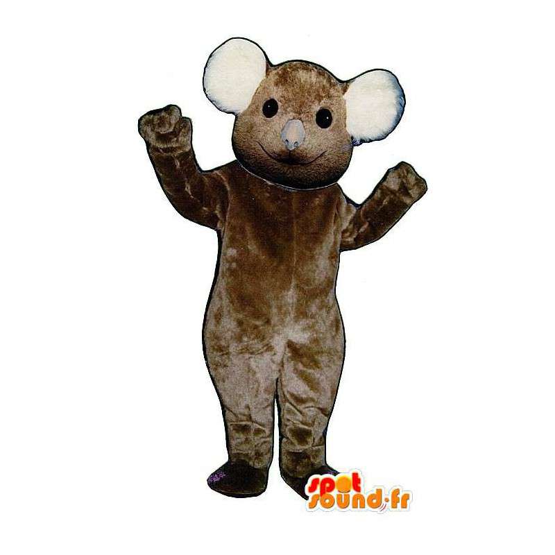 Grote bruine koala mascotte - Plush maten - MASFR007425 - Koala Mascottes