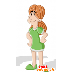 Mascotte della ragazza giapponese, di donna asiatica - MASFR029420 - Mascotte 2D / 3D