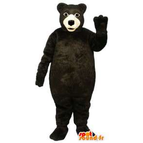 Velký černý medvěd maskot - Plyšové velikosti - MASFR007428 - Bear Mascot