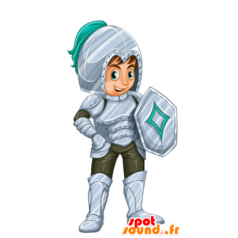 Mascota de Gladiador, caballero con armadura - MASFR029446 - Mascotte 2D / 3D