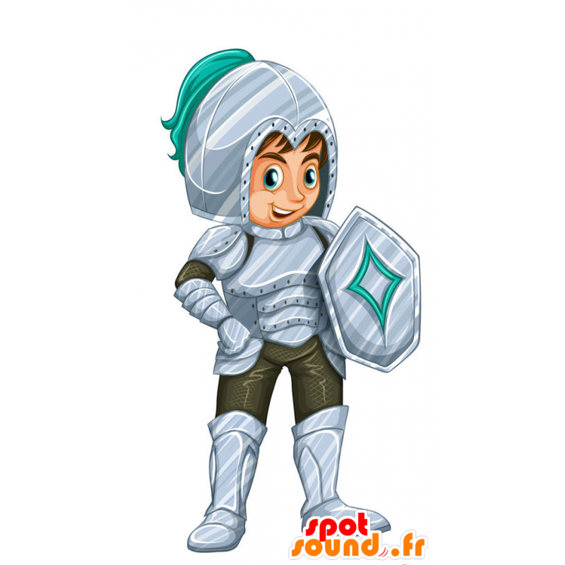 Gladiator's mascotte, een ridder met harnas - MASFR029446 - 2D / 3D Mascottes