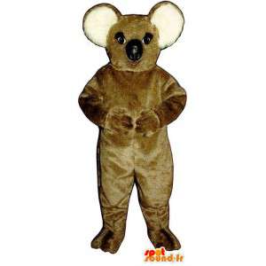 Brown e traje koala branco - MASFR007432 - Koala Mascotes