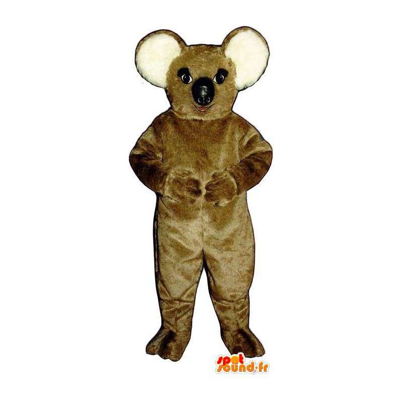 Brown e traje koala branco - MASFR007432 - Koala Mascotes
