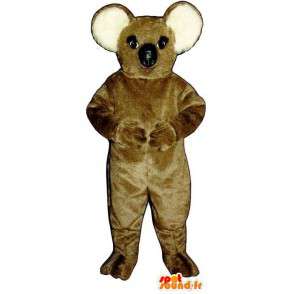 Brown suit and white koala - MASFR007432 - Mascots Koala