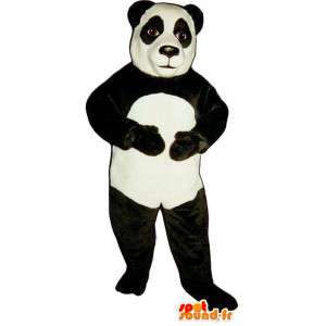 Mascot panda blanco y negro. Panda traje - MASFR007433 - Mascota de los pandas