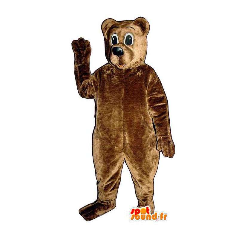 Fantasia de Urso de peluche marrom - MASFR007435 - mascote do urso