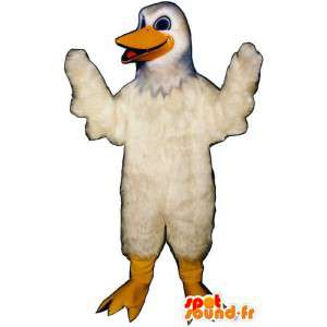 Mascot gaviota blanca. Blanco traje de pájaro - MASFR007439 - Mascota de aves