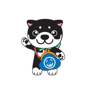 Hvid og sort hundemaskot - Spotsound maskot kostume