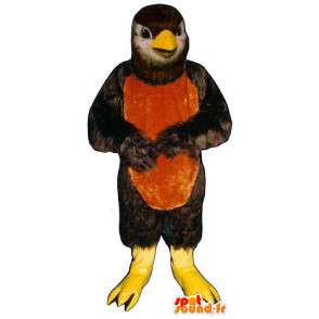 Mascot robin. A brown bird suit - MASFR007441 - Mascot of birds