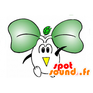 Green fruit mascot, smiling vegetable - MASFR029503 - 2D / 3D mascots