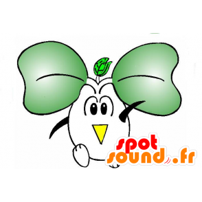 Mascotte de fruit vert, de légume souriant - MASFR029503 - Mascottes 2D/3D