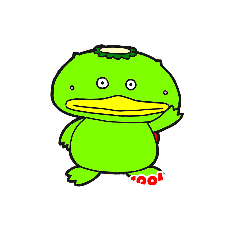 Duck mascot, big yellow chick - MASFR029514 - 2D / 3D mascots