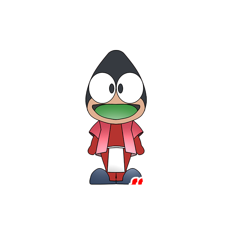 Mascot fisk, munter japansk karakter - MASFR029518 - 2D / 3D Mascots