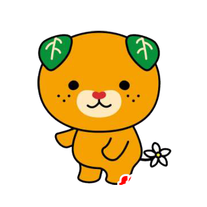 Orange og grønn teddy maskot - MASFR029522 - 2D / 3D Mascots