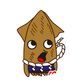 Mascot lula marrom, gigante e engraçado - MASFR029534 - 2D / 3D mascotes
