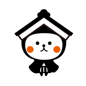 Mascot peluche com um telhado da casa sobre sua cabeça - MASFR029537 - 2D / 3D mascotes
