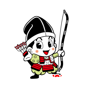 Mascotte Samurai caratteri asiatici - MASFR029539 - Mascotte 2D / 3D