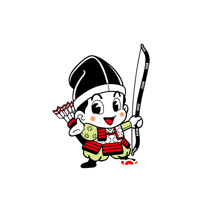 Mascot Samurai aasialaisuus - MASFR029539 - Mascottes 2D/3D