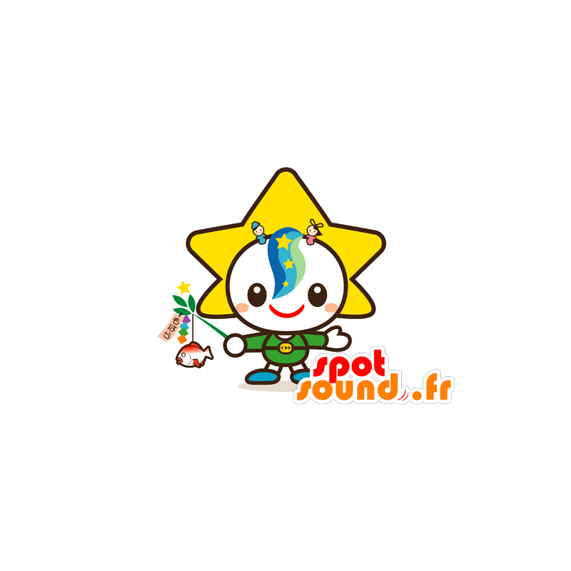 Jente maskot hodet med asteroiden - MASFR029549 - 2D / 3D Mascots