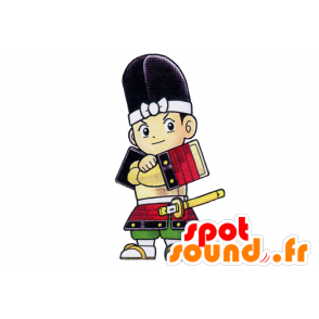 Mascotte Samurai caratteri asiatici - MASFR029550 - Mascotte 2D / 3D