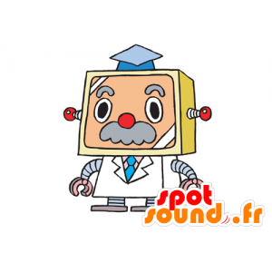 TV mascot, doctor, robot - MASFR029561 - 2D / 3D mascots