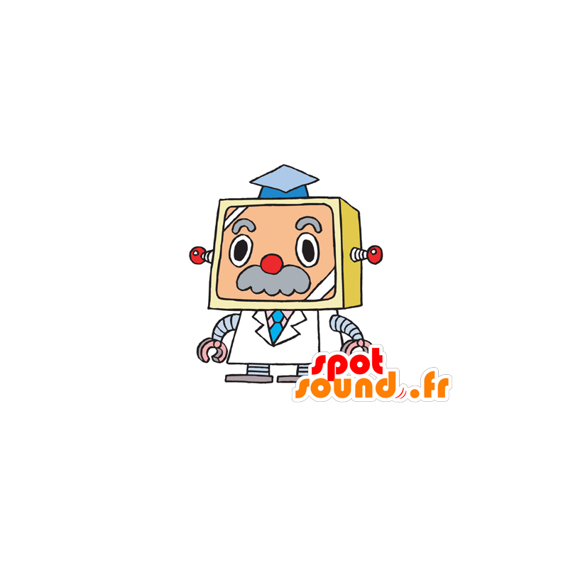 Mascota de TV, médico, robot - MASFR029561 - Mascotte 2D / 3D