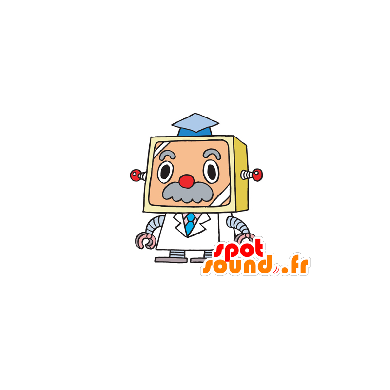 TV-Maskottchen, Arzt, Roboter - MASFR029561 - 2D / 3D Maskottchen