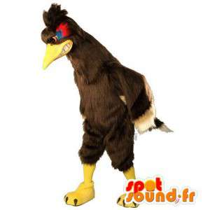 Mascotte de vautour marron – Peluche toutes tailles - MASFR007459 - Mascotte d'oiseaux
